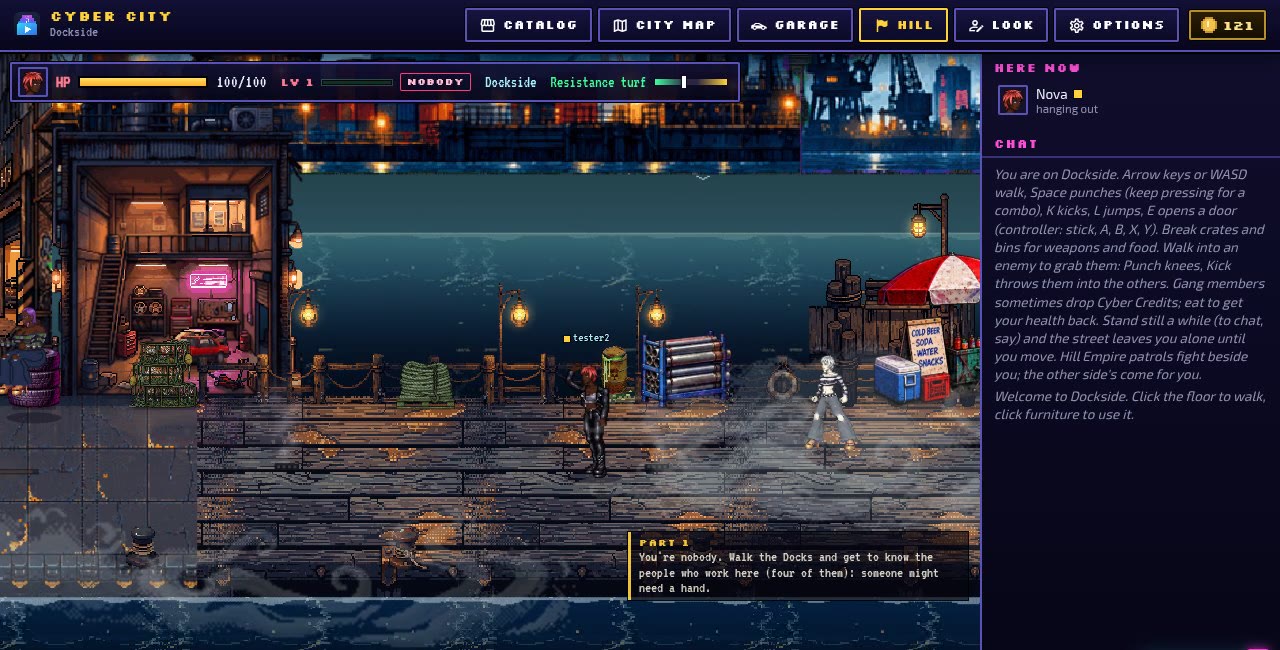 Cyber City: Hang out